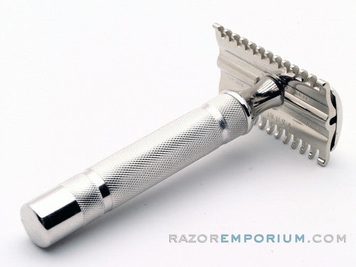 1930's Gillette NEW Short Comb Double Edge Safety Razor | Factory Nickel Revamp