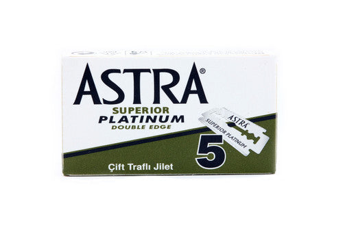 Astra Superior Platinum (Green) Double Edge Blades | Made In India