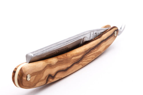 5/8" Le Grelot by Thiers-Issard Medaille Dor 275 Straight Razor | Olivewood