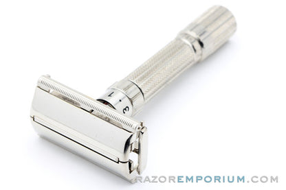 1960 Gillette Fatboy F4 Adjustable Double Edge Safety Razor
