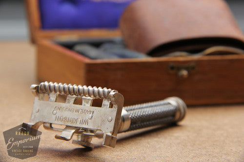 Wilkinson Sword Co. Wedge Style 7 Day Safety Razor Set - Made in England