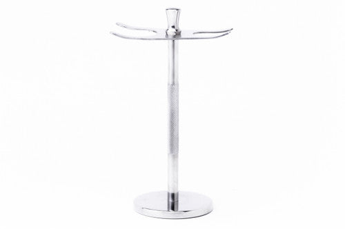 Two Piece Brush & Razor Stand | Stainless Steel Stand