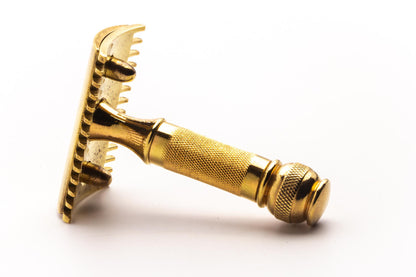 1940's Gillette Open Comb Travel Double Edge Safety Razor Set | Original Condition
