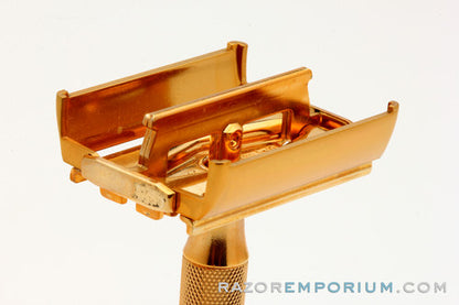1956 B4 Gillette Milady TTO Double Edge Safety Razor w\ Case & Blades - HARD TO FIND