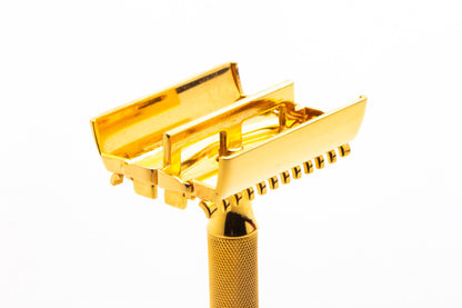 1930's Gillette Senator  Double Edge TTO Safety Razor | 24k Gold Revamp