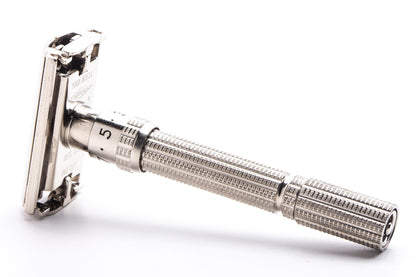 1965 K4 Gillette Slim Adjustable DE Safety Razor | Original Condition