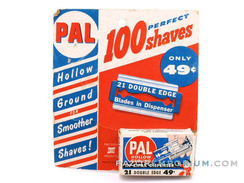 Pal Hollow Ground Double Edge (21) - New Old Stock (NOS) Razor Blades