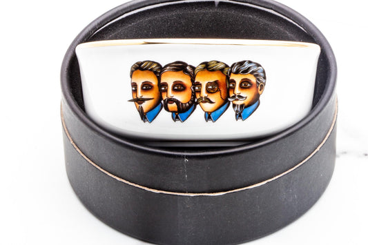 Brousseau and Dov | Four Gents Porcelain Shaving Bowl