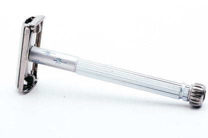 1964 Gillette Blue Star Lady Gillette DE Safety Razor with Case I1