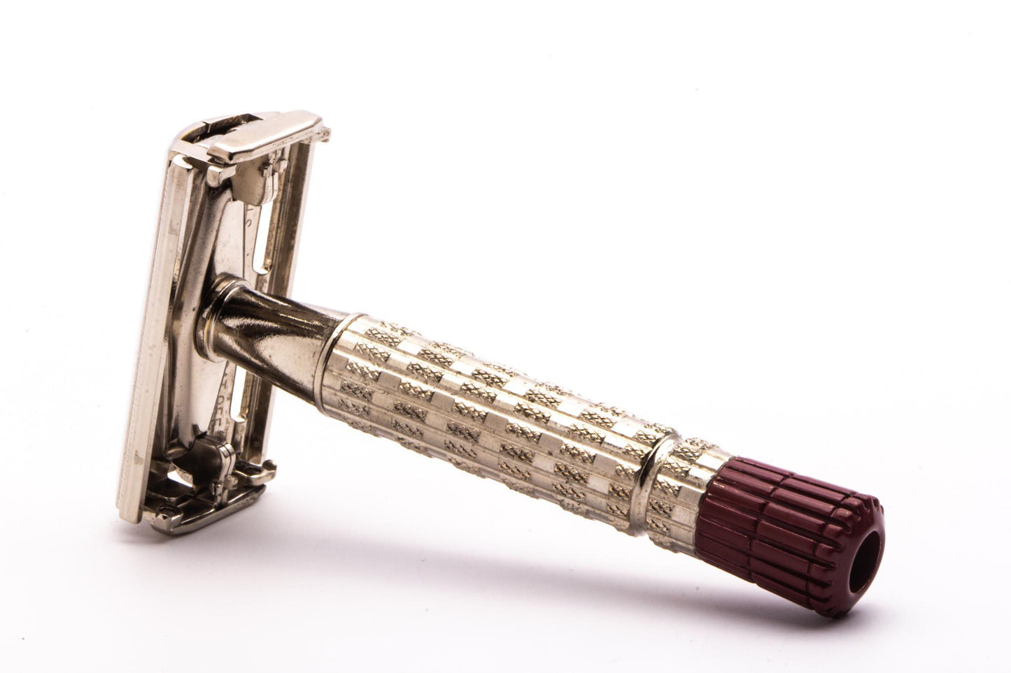 1957 B2 Gillette Heavy Red Tip Super Speed Safety Razor Set | Original Condition