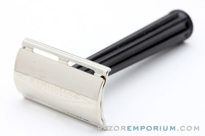 1952 Gillette NOS X3 Tech Double Edge Safety Razor Set - New Old Stock