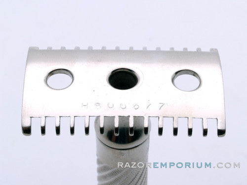 1918 Gillette Bulldog Old Style DE Razor | Nickel Revamp