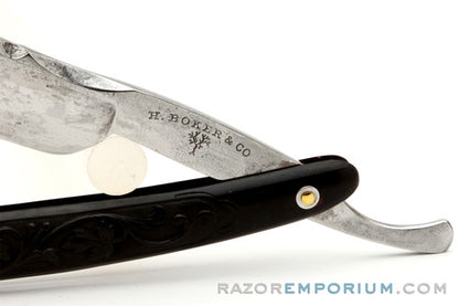 5/8" H. Boker Barbers Notch Straight Razor Solingen, Germany