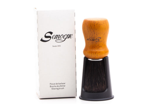 Semogue | Pharos-C3 Yellow Pure Black Horse Hair Shaving Brush