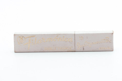 6/8" Filarmonica Doble Temple #13 Straight Razor w/ Coffin & Cream Scales| Spain