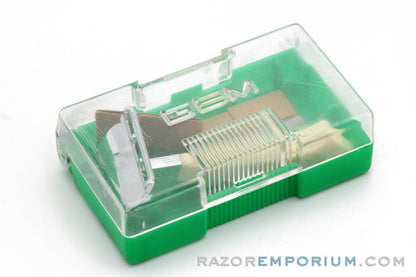 1940s Gem G-Bar Single Edge Razor with Cream Handle Set