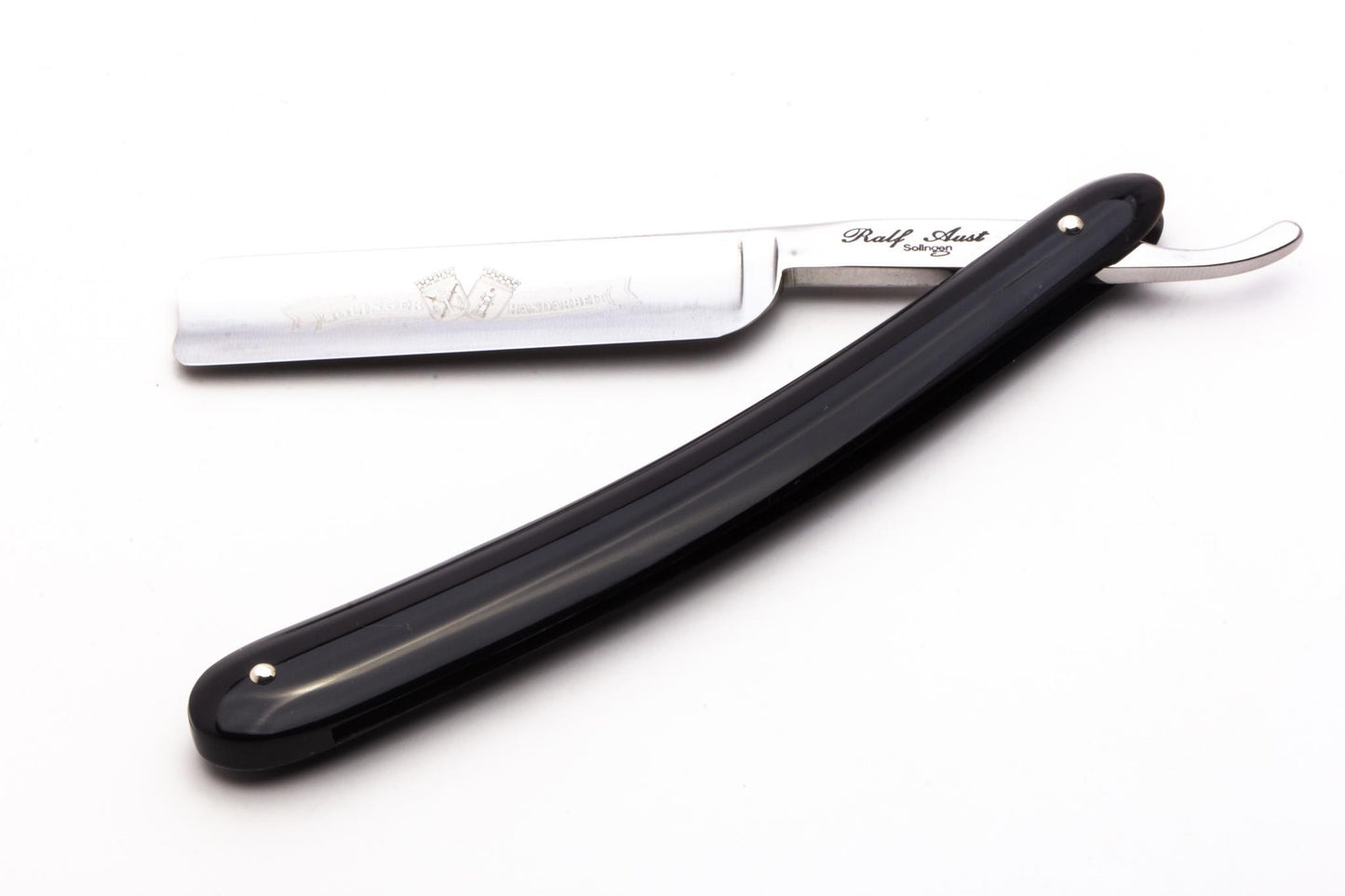 5/8" Ralf Aust Spanish Tip Hollow Ground Straight Razor | Acrylic Scales