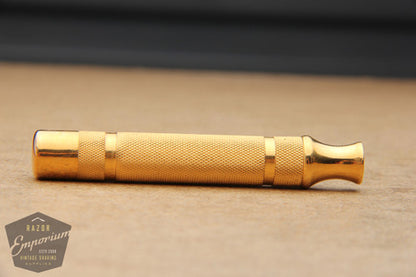 Gillette 1930's NEW Handle * 24K Gold REVAMPED