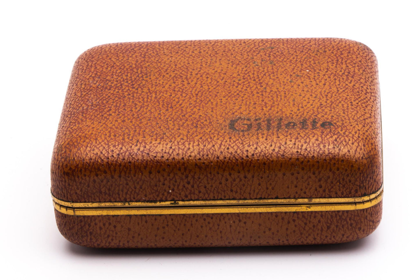 1944-1946 Gillette Aristocrat Safety Razor w/ Leather Case and Blade Bank | Original Condition