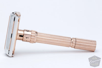 1963 I1 Gillette Slim Adjustable Safety Razor Rose Gold Revamp