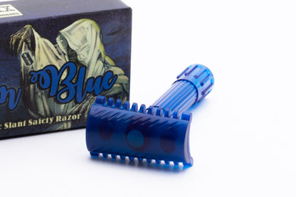 PAA | Phantom Blue Open Comb Double Slant Razor