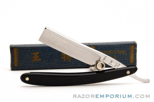 6/8'' Yasuki S.2 Steel Straight Razor with box | Japan