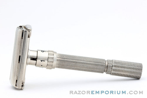1963 Gillette Slim Adjustable TTO DE Safety Razor I3