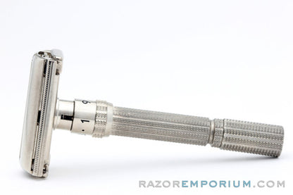 1963 Gillette Slim Adjustable TTO DE Safety Razor I3