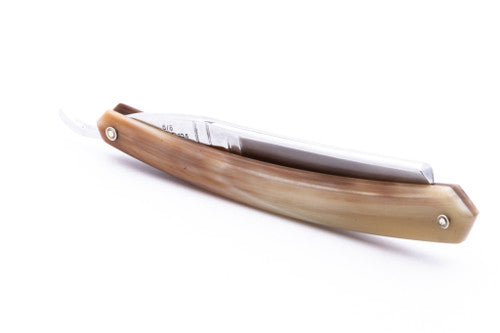 6/8" Thiers-Issard Medaille d'Or Alger Straight Razor | Blond Horn