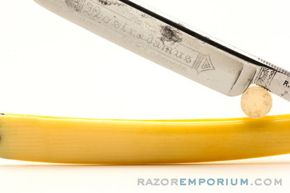 5/8"  R. Marchand "Nostradamus" Straight Razor w/ Original Scales | Paris