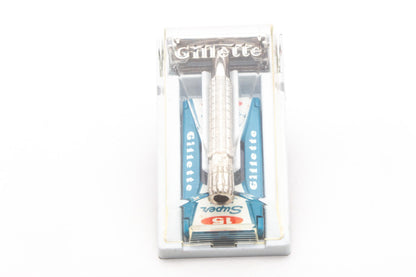 1940's Gillette Flare Tip British Rocket DE Safety Razor Set | Original Condition