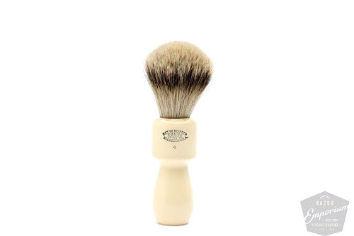 Vintage Restored Wooden Handle Badger Brush