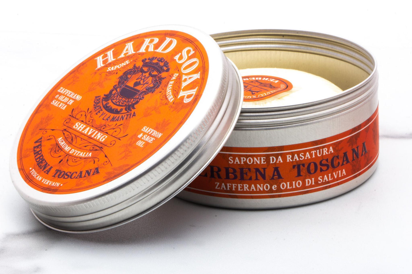 Abbate Y La Mantia | Agrumi di Toscana - Verbena Toscana Hard Shaving Soap, 150g