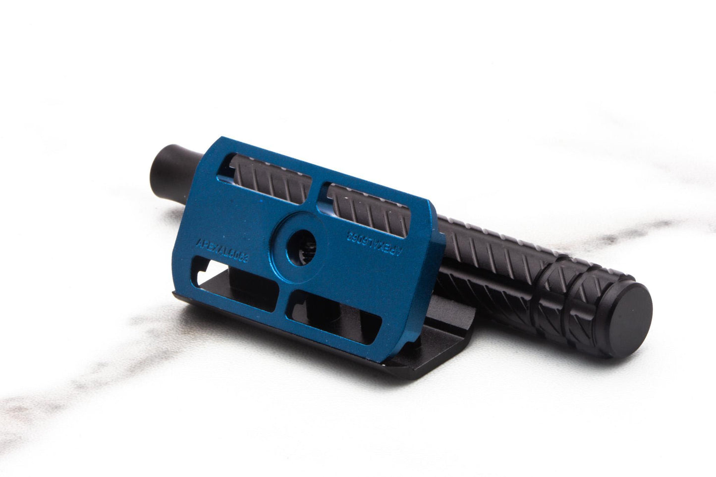Ayslworth Razor | APEX-AL Double Edge Safety Razor -  Jet Black Electric Blue Classic V2