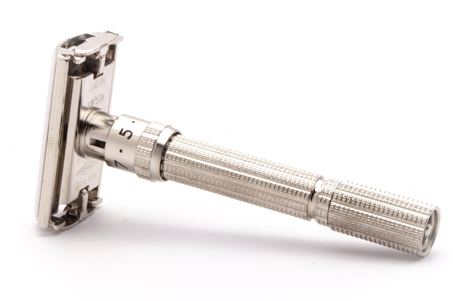 1964 J4 Gillette Slim Adjustable Safety Razor Set | Original Condition