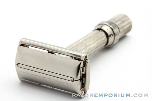 1960 Gillette $1.95 Adjustable "Bottom-Dial" Fatboy - Mint