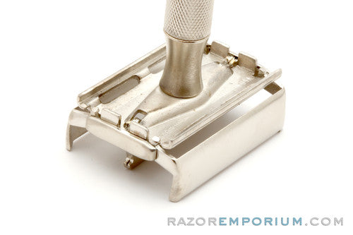 1952 Gillette X4 Super Speed Double Edge Razor | Factory Nickel Revamp