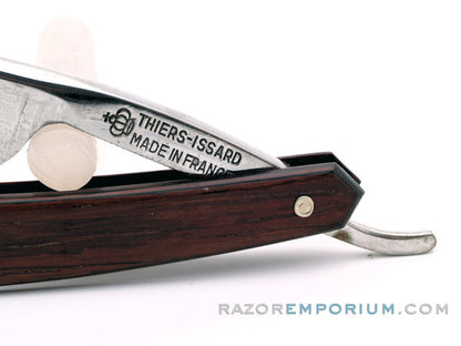5/8" Thiers-Issard Red Stamina Wood Straight Razor | France