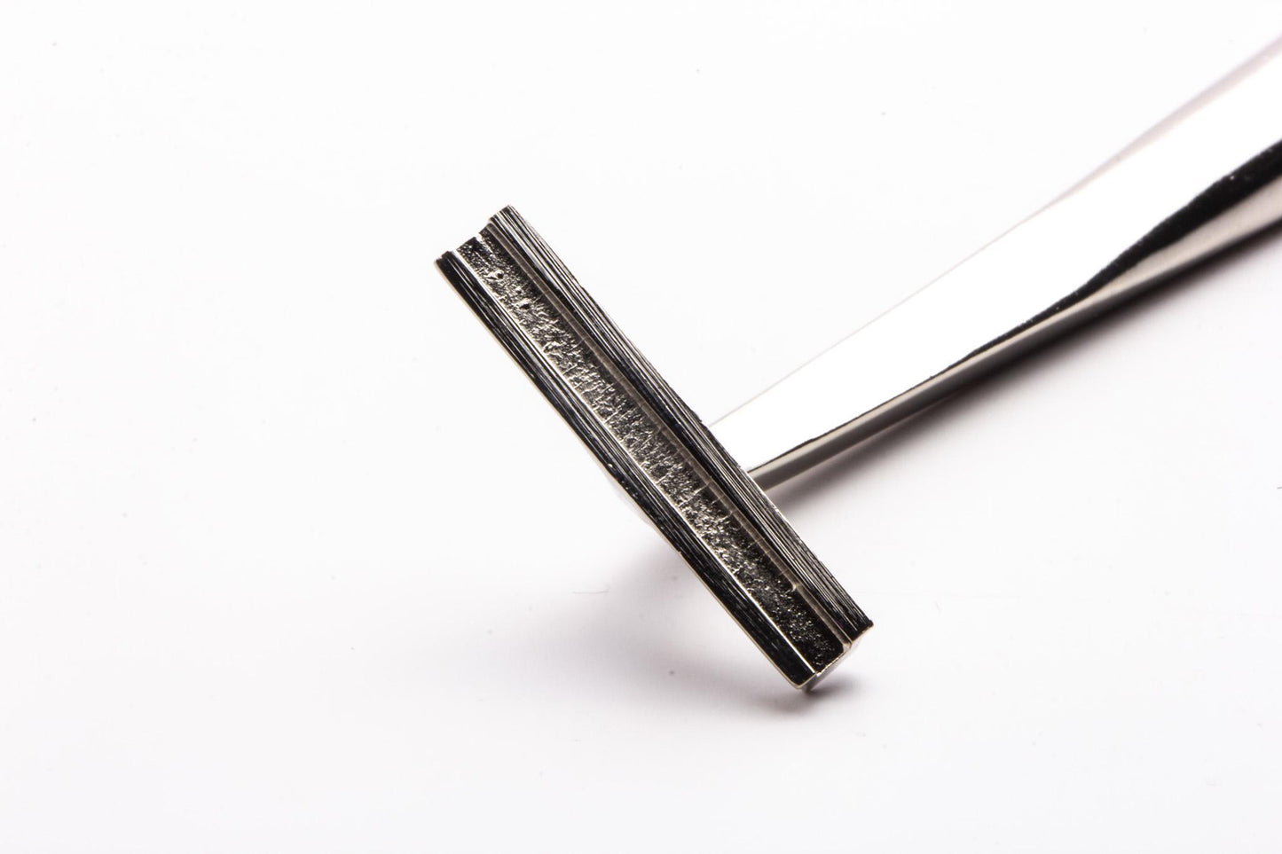 1970's Trac II Metal Razor Handle