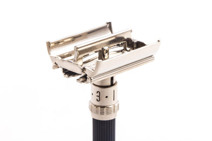 1973 T4 Gillette Super Adjustable 84mm Double Edge Safety Razor | Factory Nickel Revamp