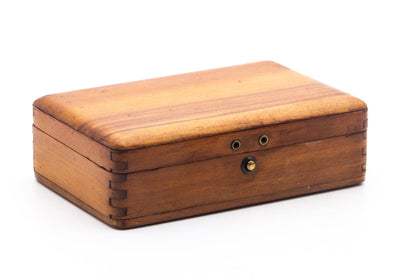 1920  Gillette Big Fellow Double Edge Safety Razor Set With Original Wooden Box | Rhodium Revamp