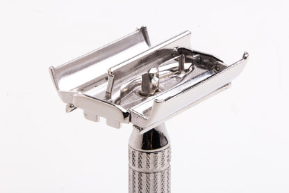 1955 A2 Gillette President Double Edge Safety Razor | Rhodium Revamp