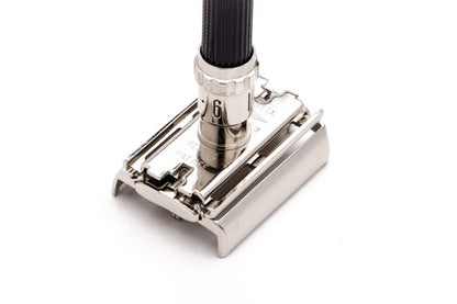 1969 O3 Gillette Super Adjustable 84 Double Edge Safety Razor | Factory Nickel Revamp