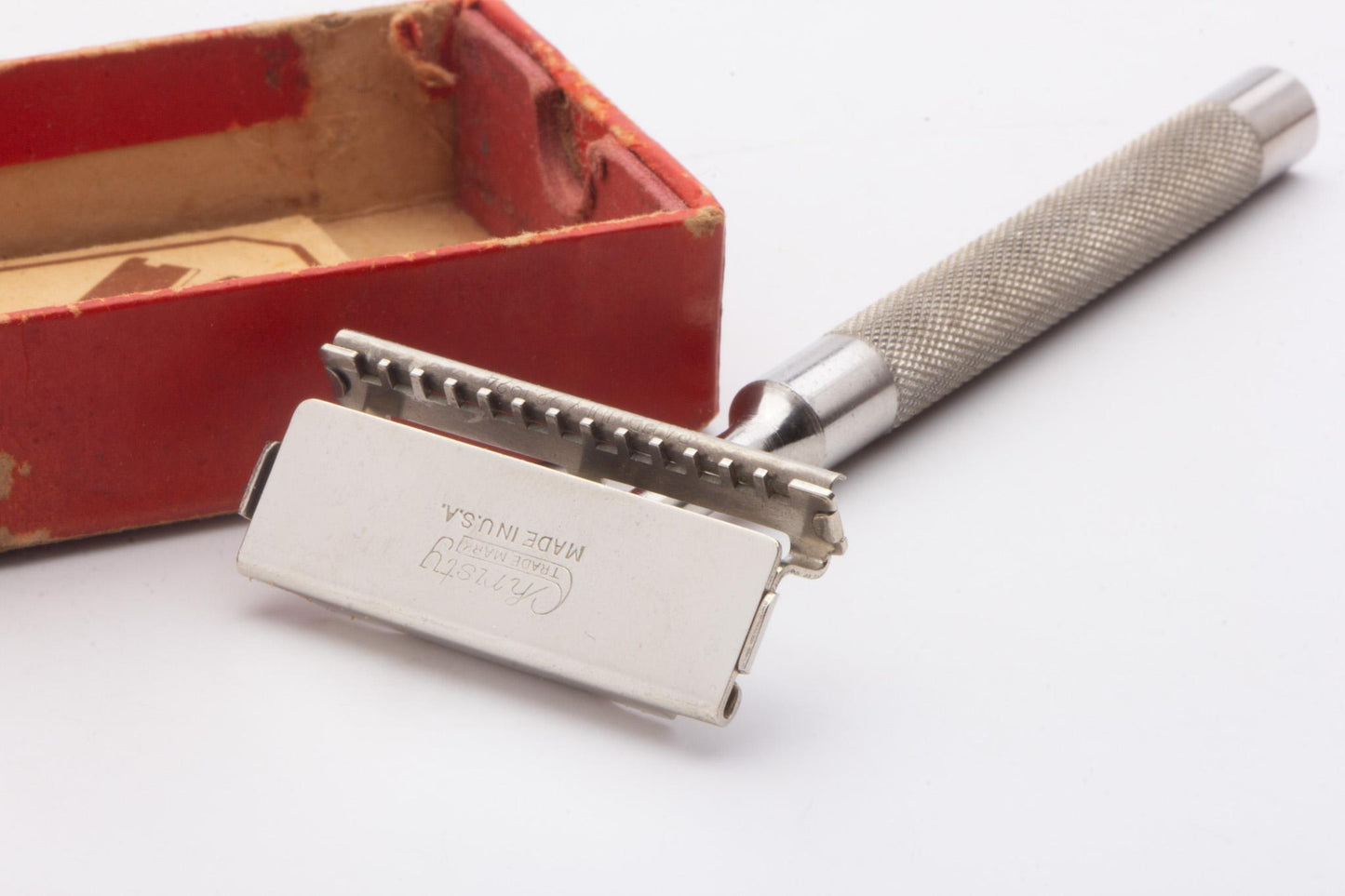 1920's Christy Open Comb Single Edge Safety Razor | Original Condition