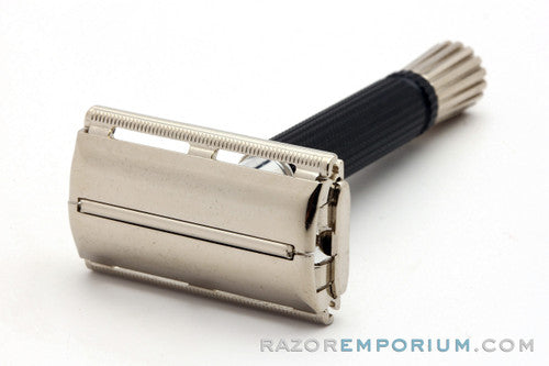 1966 Gillette Black Handle DE Super Speed Safety Razor L4