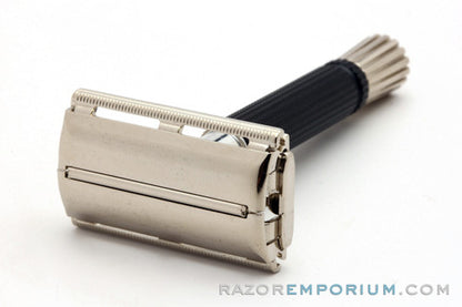 1966 Gillette Black Handle DE Super Speed Safety Razor L4