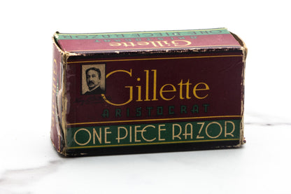 1946-47 Gillette Gold Aristocrat Double Edge Safety Razor  | 24K Gold Revamp