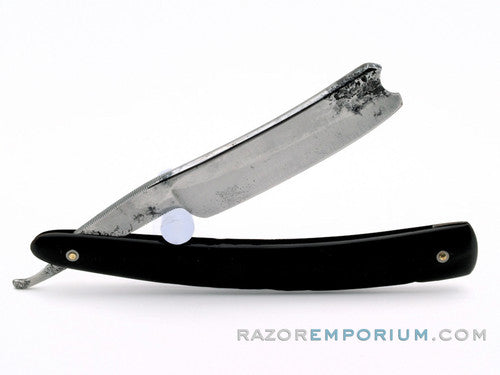 6/8" Robert Pardow Straight Razor w/ Black Walnut Scales | New York