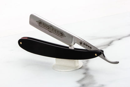 5/8" Restored Dovo Solingen Straight Razor With Red Wedge Accent