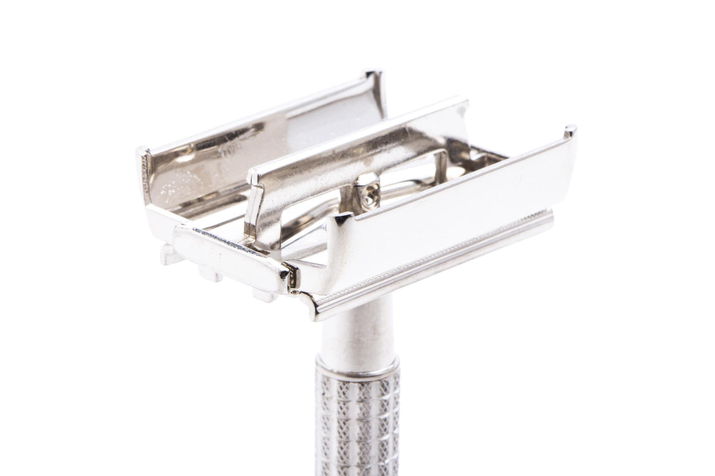 1963 I4 Gillette Flare Tip DE TTO Super Speed Safety Razor  | Factory Nickel Revamp